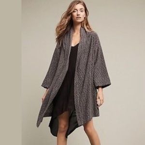 Anthropologie Hooded Robe Sweater